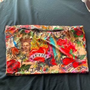 tattoo print tube top